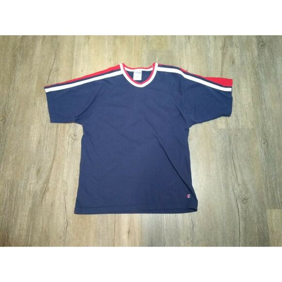 Vintage VTG Chalk Link Blank Jersey Shirt Size L USA Made Baseball #24 Sandlot - Picture 6 of 6